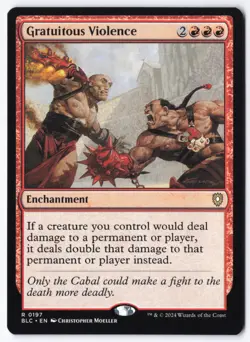 Gratuitous Violence R Commander: Bloomburrow 197 NM - Image 1