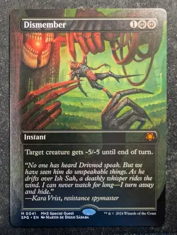 Dismember - Borderless - MTG: Special Guests (MTG) - Image 1