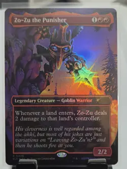 Zo-Zu, the Punisher Secret Lair FOIL Encyclopedia Magic Mtg IN HAND - Image 1