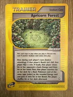 Apricorn Forest - 118/147 - Pokemon Aquapolis Rare Card Singles MP - Image 1