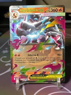 Mega Charizard X ex 013/094 Phantasmal Flames Double Rare Holo Pokemon TCG NM/M - Image 1