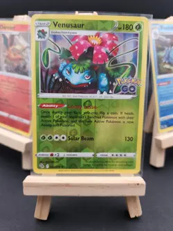 Pokemon Go TCG - Reverse Holographic Trio - Venusaur, Charizard, Blastoise - Image 4