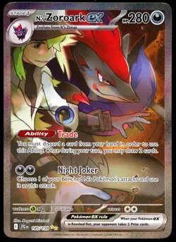N's Zoroark ex 185/159 Pokemon Journey Together - Image 1
