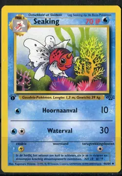 Pokemon TGC Seaking # 46/64 Jungle WOTC 1st Edition Dutch - Image 1