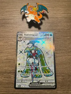 1 X POKEMON Tsareena ex - 220/182 - Full Art - Scarlet & Violet: Paradox Rift - Image 1
