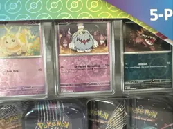 SEALED Costco Pokemon Scarlet & Violet Paldean Fates Mini Tin 5-Pack - NEW - Image 5