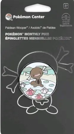 Wooper Pokemon Monthly Pins Habitat Pin 2025. 1 of 12 New & Sealed PKC exclusive - Image 1