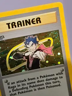 SWIRL! ??1st Edition?? Pokemon KOGA Gym Challenge * 19/132 * Holo LP++ - Image 2