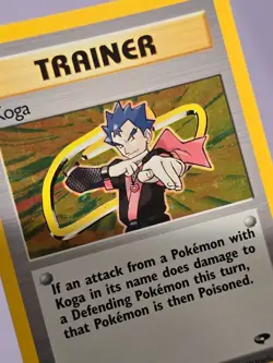 SWIRL! ??1st Edition?? Pokemon KOGA Gym Challenge * 19/132 * Holo LP++ - Image 4