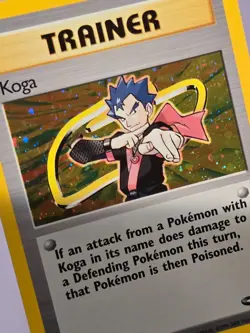 SWIRL! ??1st Edition?? Pokemon KOGA Gym Challenge * 19/132 * Holo LP++ - Image 5