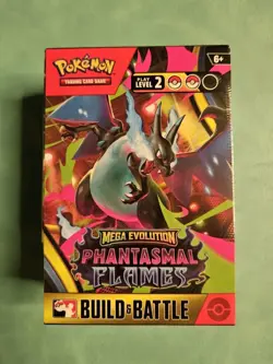 Phantasmal Flames Build And Battle Sealed Pokemon Booster box - Image 1