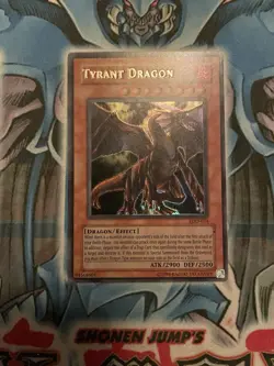 Heavy Stamp Misprint Tyrant Dragon - LOD-034 - Ultra Rare - MP - Image 1
