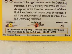 2000 Pokemon Delibird Neo Revelation Holo Card 5/64 NM Condition (X76JJ) - Image 2