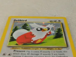 2000 Pokemon Delibird Neo Revelation Holo Card 5/64 NM Condition (X76JJ) - Image 4