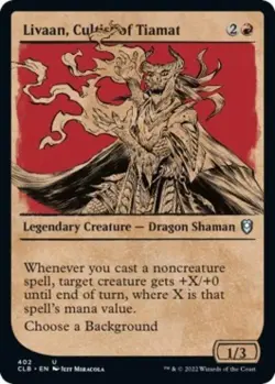Livaan, Cultist of Tiamat (Showcase) -Foil Near Mint MTG - Image 1