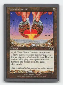 Chaos Confetti Unglued Magic The Gathering MTG Card - Image 1