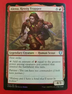 1x Alena, Kessig Trapper | FOIL | Commander Legends | MTG Magic Cards - Image 1