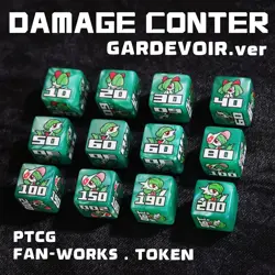 Pokemon Damage Counter Gardevoir Pokemon Trading Card Game 12 Dice Mega Evolutio - Image 1