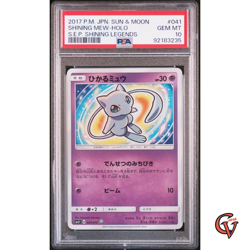 PSA 10 Shining Mew Holo 041/072 sm3+ Shining Legends Pokemon Card Japanese 2017 - Image 1