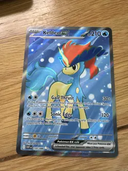 Pokemon Keldio EX Full Art Ultra Rare Card 159/086 S&V White Flare - Image 1