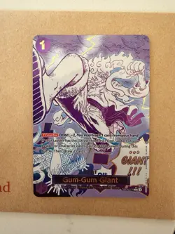 Gum-Gum Giant OP09-078 AA PRB 02 One Piece Card Game TCG English NM Pack Fresh - Image 1