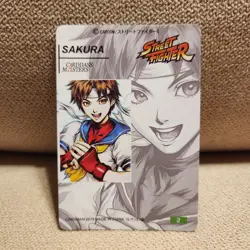 Sakura Street Fighter Goddess Anime Waifu Holo Card Carddass Masters #2 - Image 2