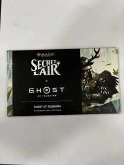Secret Lair x Ghost of Tsushima RAINBOW FOIL PlayStation MTG SEALED IN-HAND! - Image 1