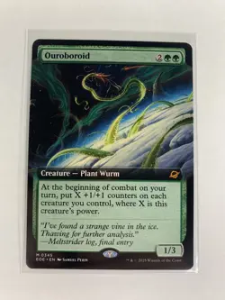 MTG EDGE OF ETERNITIES OUROBOROID 345 EXTENDED ART MYTHIC RARE - Image 1