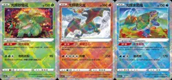 Pokemon TCG Exclusive Chinese Radiant Venusaur Charizard Blastoise Holo Set Card - Image 1