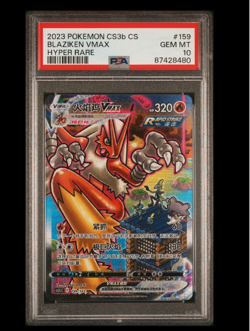 Pokemon TCG S-Chinese Blaziken VMAX HR 159/122 CS3bC HR New Holo Sword&Shield - Image 1