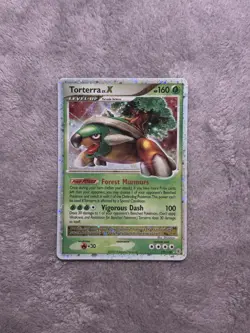 Pokemon Torterra LV.X 122/130 *HOLO BLEED ERROR* Diamond & Pearl - CLEAN! - Image 1