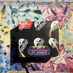 Factory Sealed Pokemon Mega Evolution Phantasmal Flames Booster Box In Hand - Image 1