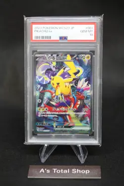 PSA 10 Pikachu ex 001/030 Yokohama Promo Pokemon World Championships 2023 WCS JP - Image 1