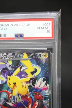 PSA 10 Pikachu ex 001/030 Yokohama Promo Pokemon World Championships 2023 WCS JP - Image 3