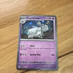 Pokemon TCG Houndstone SVP Black Star Promos SVP042 Holo Promo Promo - Image 1