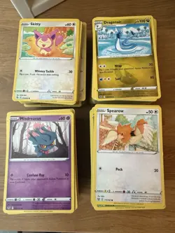 Pokemon Card Bulk Lot Sword And Shield Common And Uncommon 500+ Count - Image 1