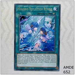 Mikanko Reflection Rondo - AMDE-EN033 - Rare 1st Edition Yugioh - Image 1