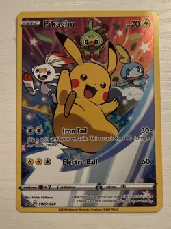 Pikachu SWSH020 SWSH: Sword & Shield Promo Cards Holo - Image 1