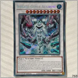 Icejade Gymir Aegirine - BLTR-EN090 - Secret Rare 1st Edition Yugioh - Image 1
