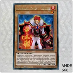 Infernoble Knight - Roland - AMDE-EN050 - Rare 1st Edition Yugioh - Image 1