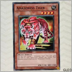 Amazoness Tiger - GLD3-EN008 - Common Limited Edition Yugioh - Image 1