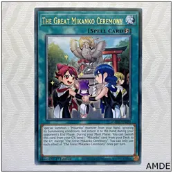 The Great Mikanko Ceremony - AMDE-EN029 - Rare 1st Edition Yugioh - Image 1