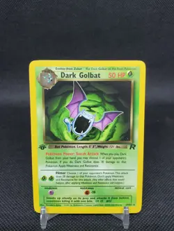 Dark Golbat 24/82 Team Rocket 1st Edition Rare WOTC NM Pokemon Card - Image 1