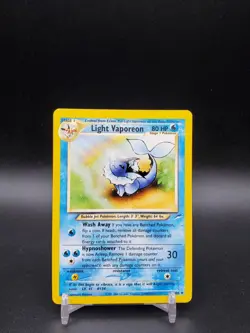 Light Vaporeon 52/105 Neo Destiny Unlimited LP Pokemon Card - Image 1