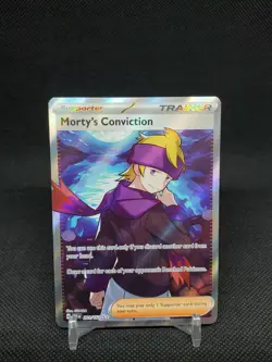 Morty’s Conviction 201/162 Temporal Forces Full Art NM Pokemon Card - Image 1