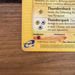 Pokemon TCG - Jolteon - Skyridge 2003 Rare, Card 13/144 - MINT CONDITION! - Image 4