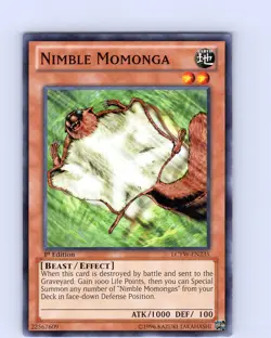 Yu-Gi-Oh TCG Nimble Momonga LCYW-EN235 1st Edition Regular Common Card NM - Image 1