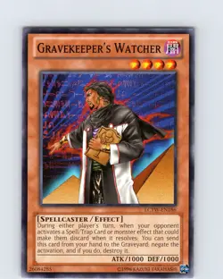 Yu-Gi-Oh TCG Gravekeeper's Watcher LCYW-EN186 Unlimited Common Card NM - Image 1