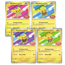 Pokemon Card TCG Pikachu Batik Set Indonesia - Pikachu Berkemeja Batik Exclusive - Image 4