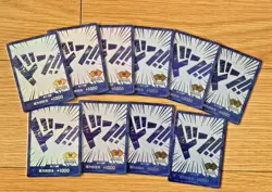 One Piece Chinese Card Game 2nd Anniversary Blue DON !! Card 10pcs Combo - Image 4